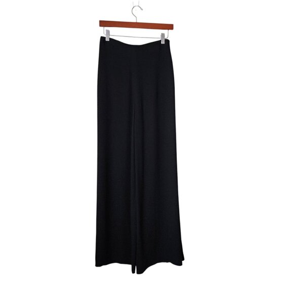 SALVATORE FERRAGAMO High Rise Wide Leg sleek dress slacks lined made in italy 8 - Picture 2 of 10